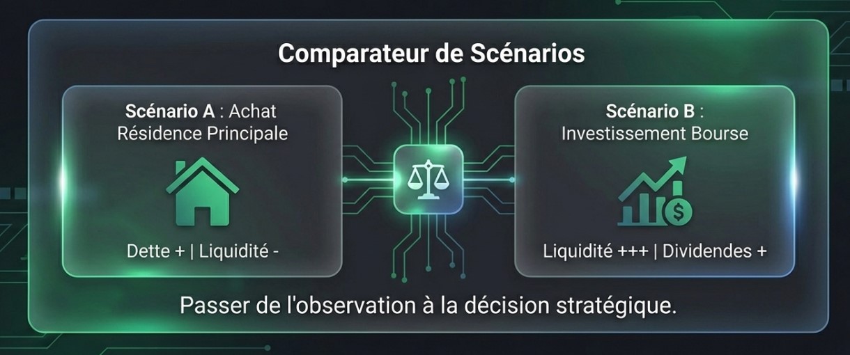 Testez différentes alternatives d'investissement futur