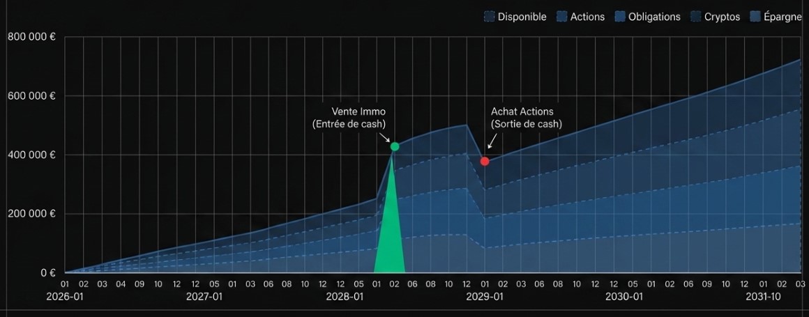 L'impact de vos décisions futures sur la trésorerie
